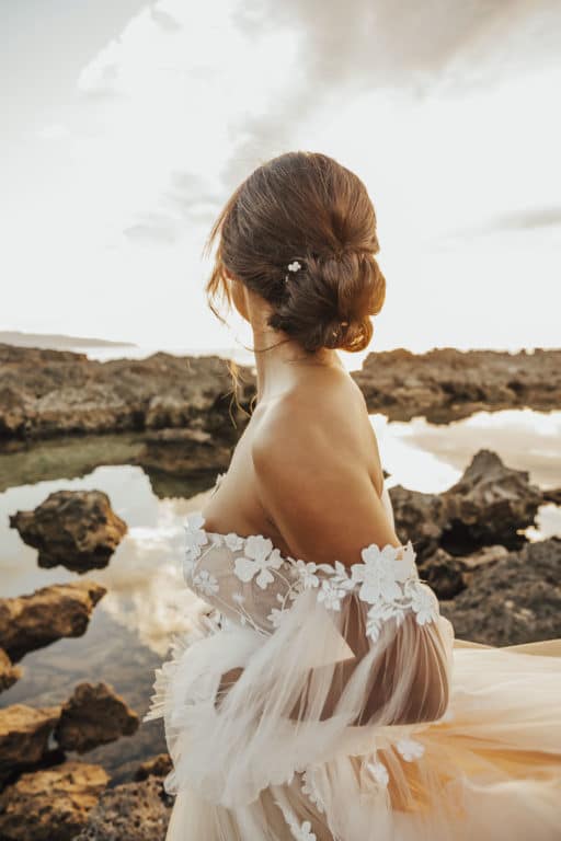 Honolulu Hawaii Bridal Hair