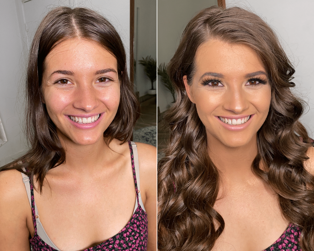 before and after princess glam