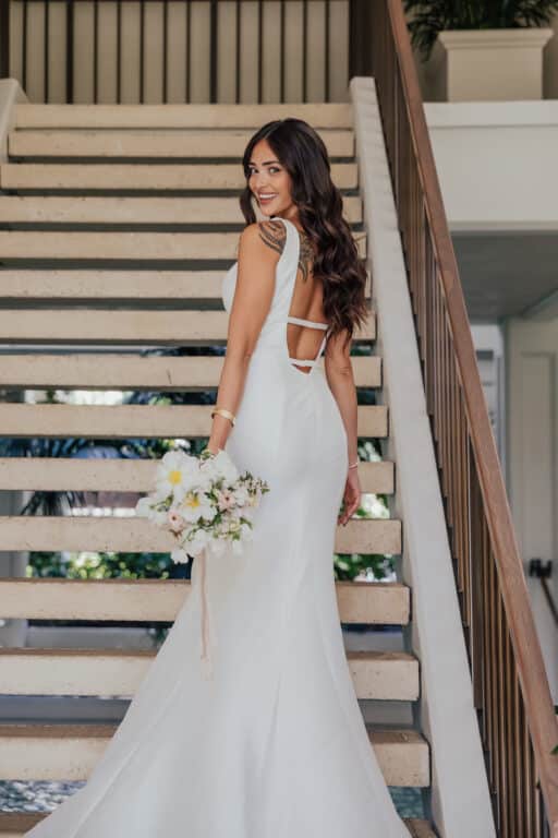 Halekulani Hotel wedding hair and makeup