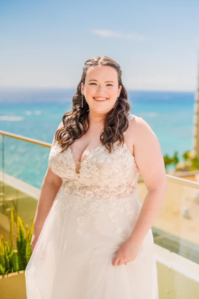 Hawaii wedding hair and makeup