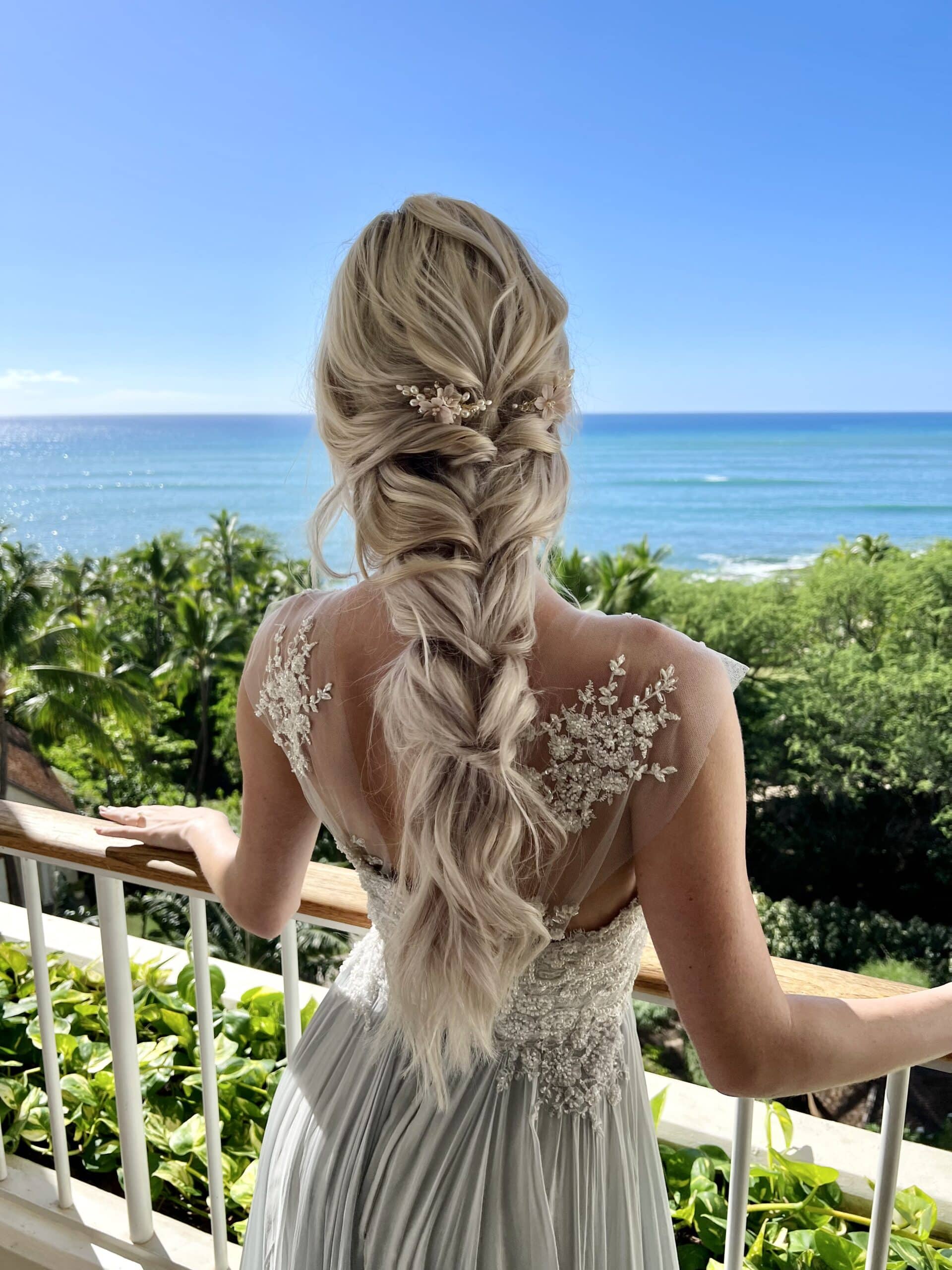 Bridal Hair Makeup Four Seasons Oahu