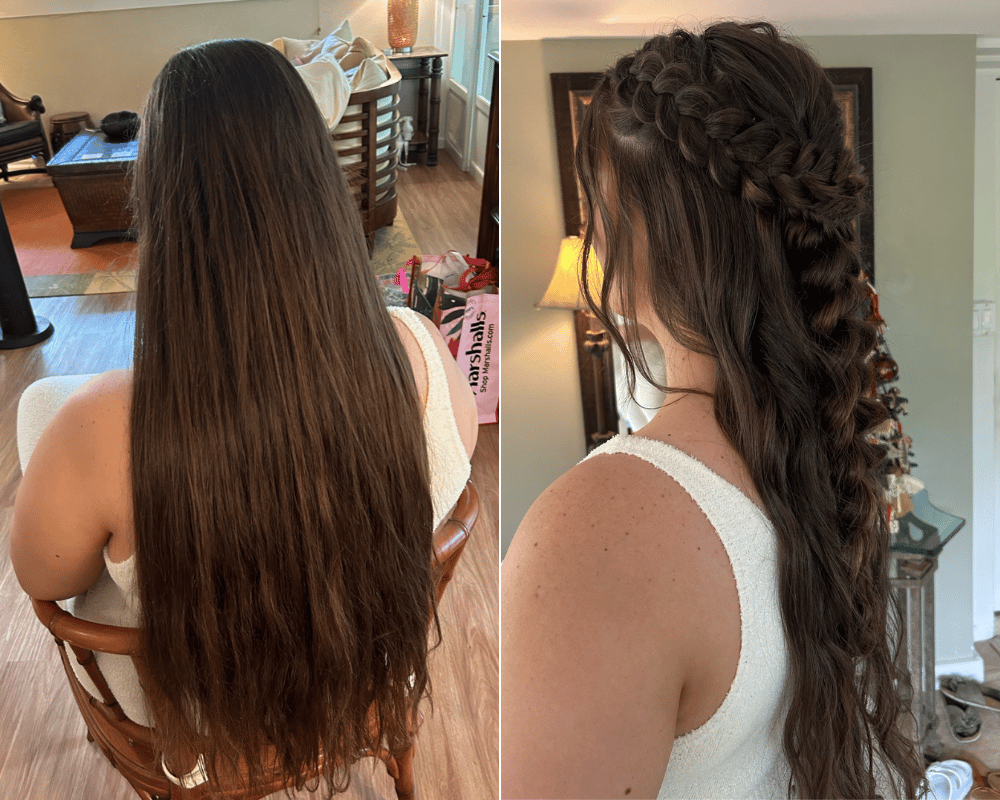 Before and After Hair