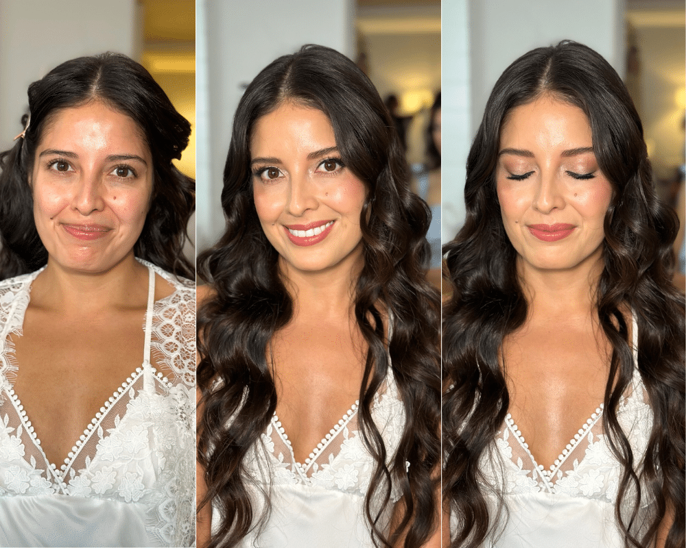 before and after makeup