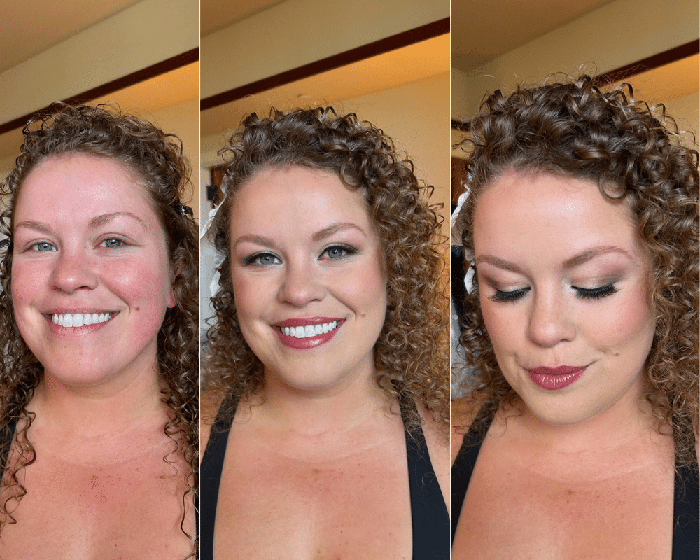 before and after makeup