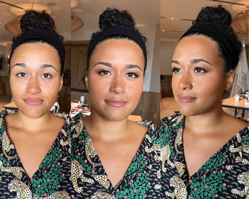 before and after makeup