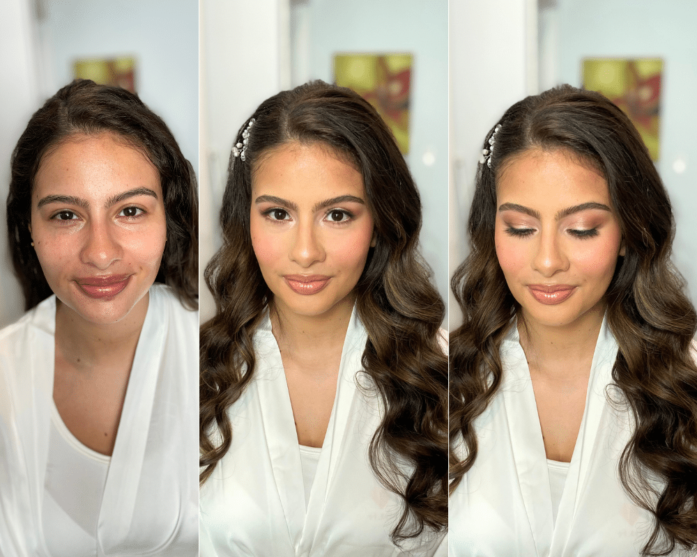 before and after makeup