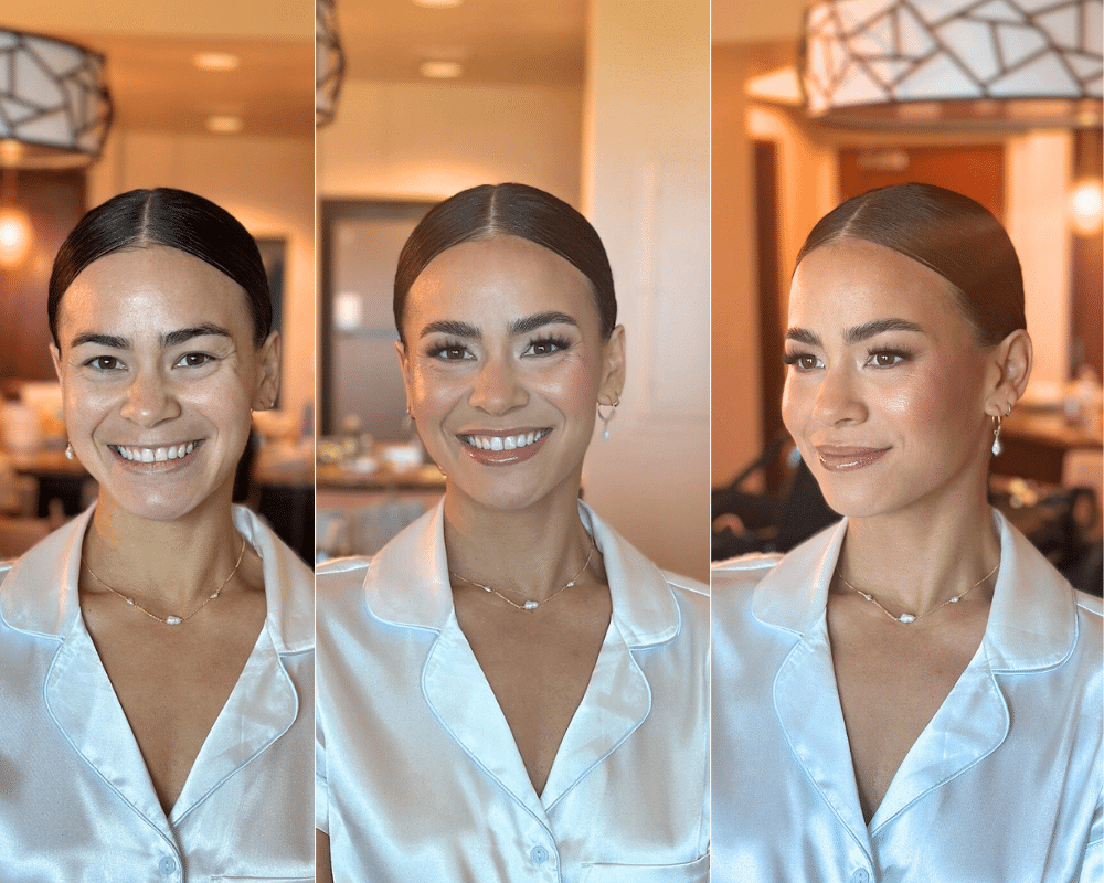 bridal makeup on asian