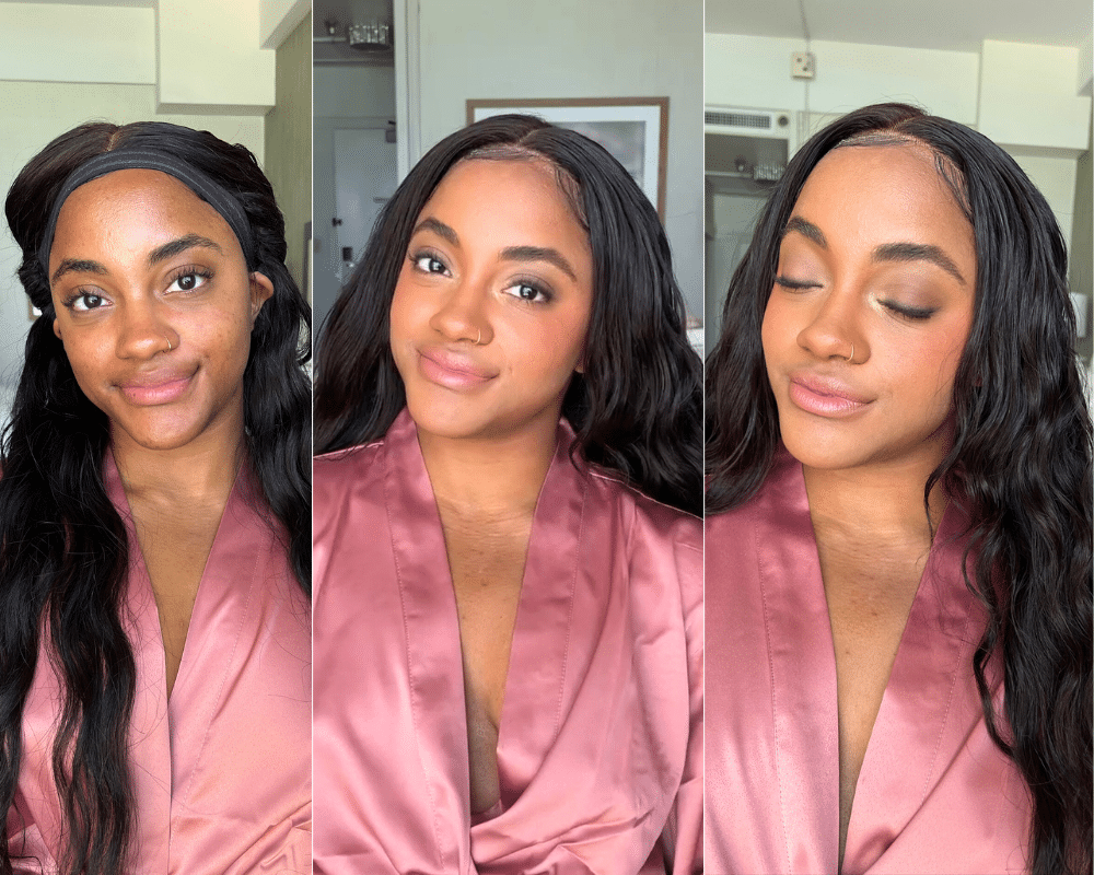 bridal makeup on mixed skin