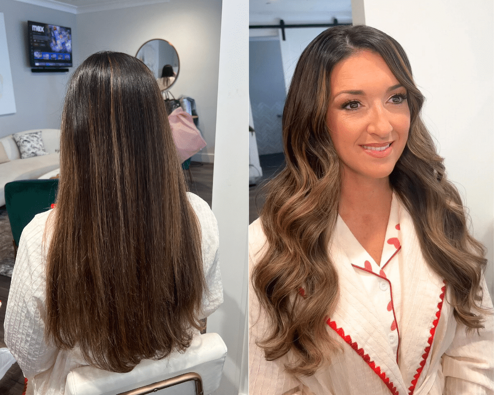 Before and After Hair