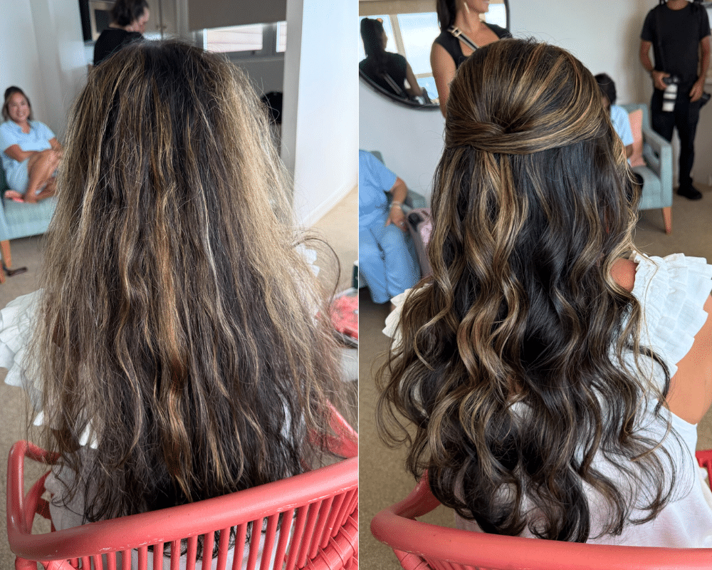 Before and After Hair